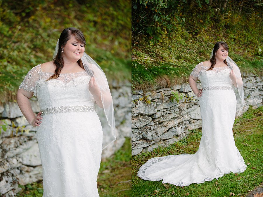 Blowing Rock, NC Bridal Portraits