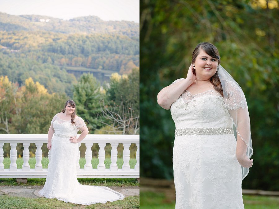 Blowing Rock, NC Bridal Portraits