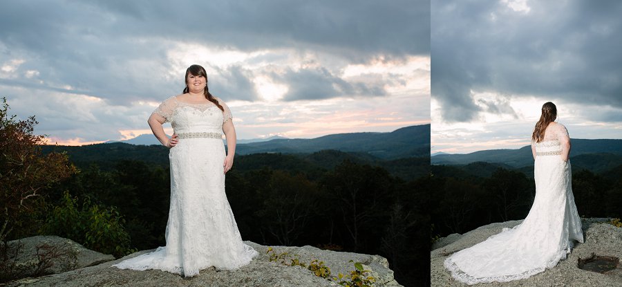 Blowing Rock, NC Bridal Portraits