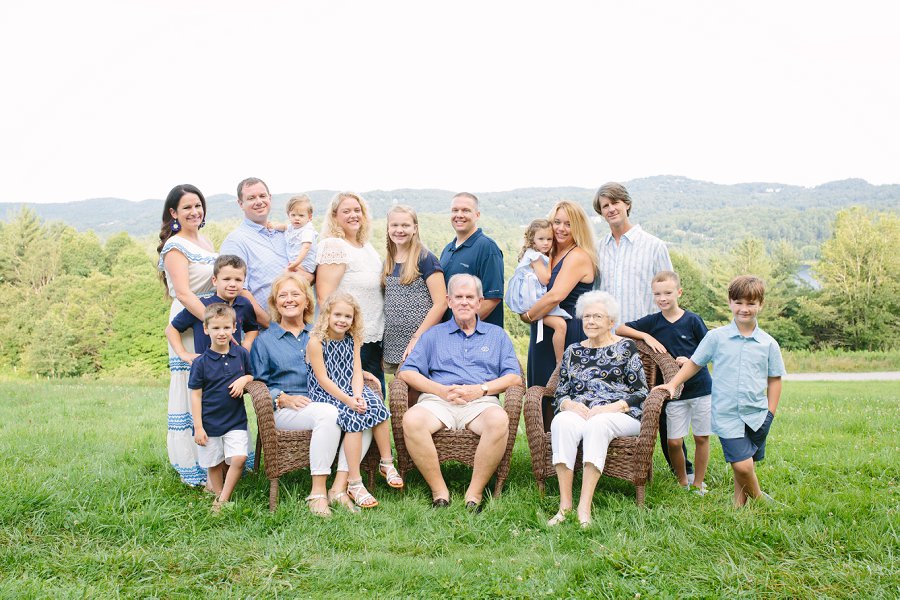 Blowing Rock Extended Family Photographer