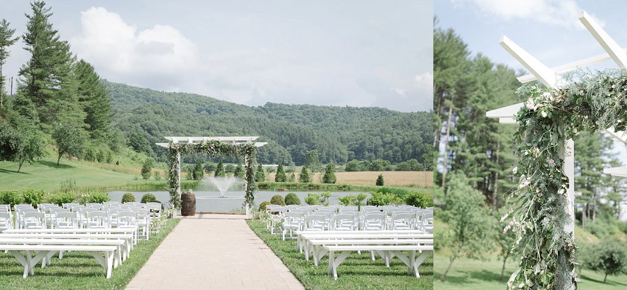 The Barn on New River Wedding