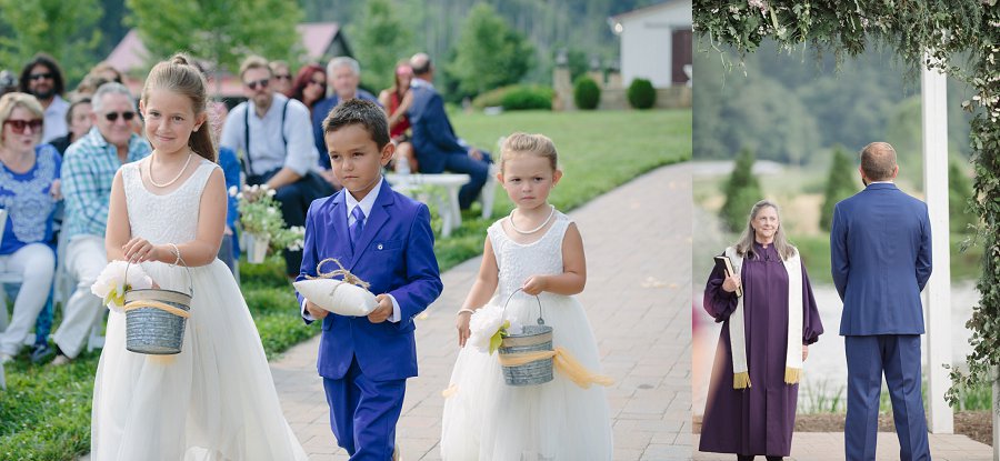 The Barn on New River Wedding