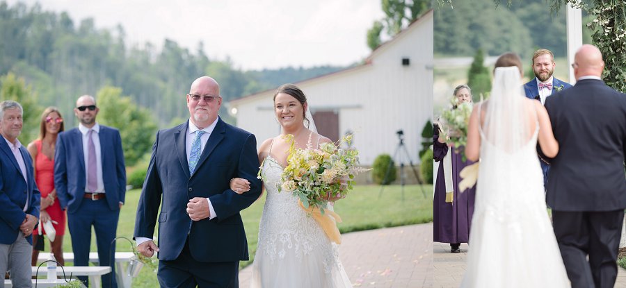 The Barn on New River Wedding