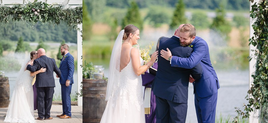 The Barn on New River Wedding