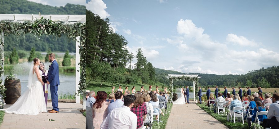 The Barn on New River Wedding