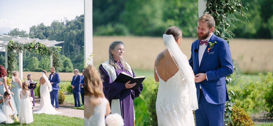 The Barn on New River Wedding