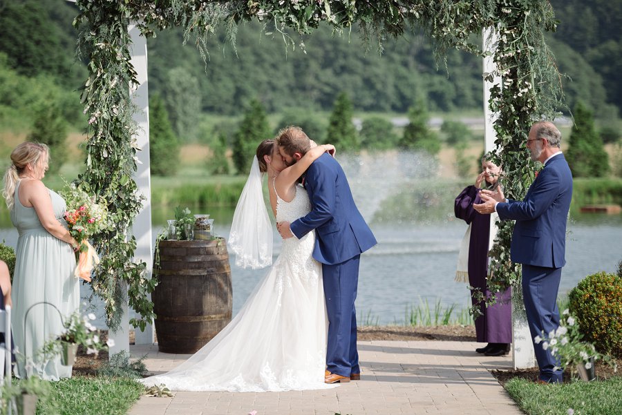 The Barn on New River Wedding