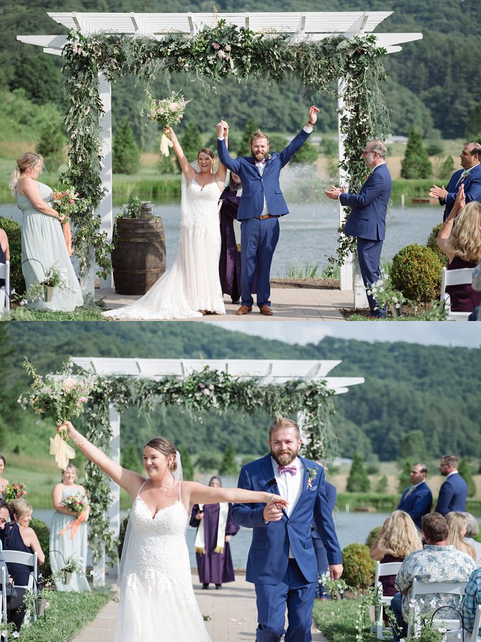 The Barn on New River Wedding