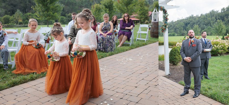 The Barn on New River Wedding