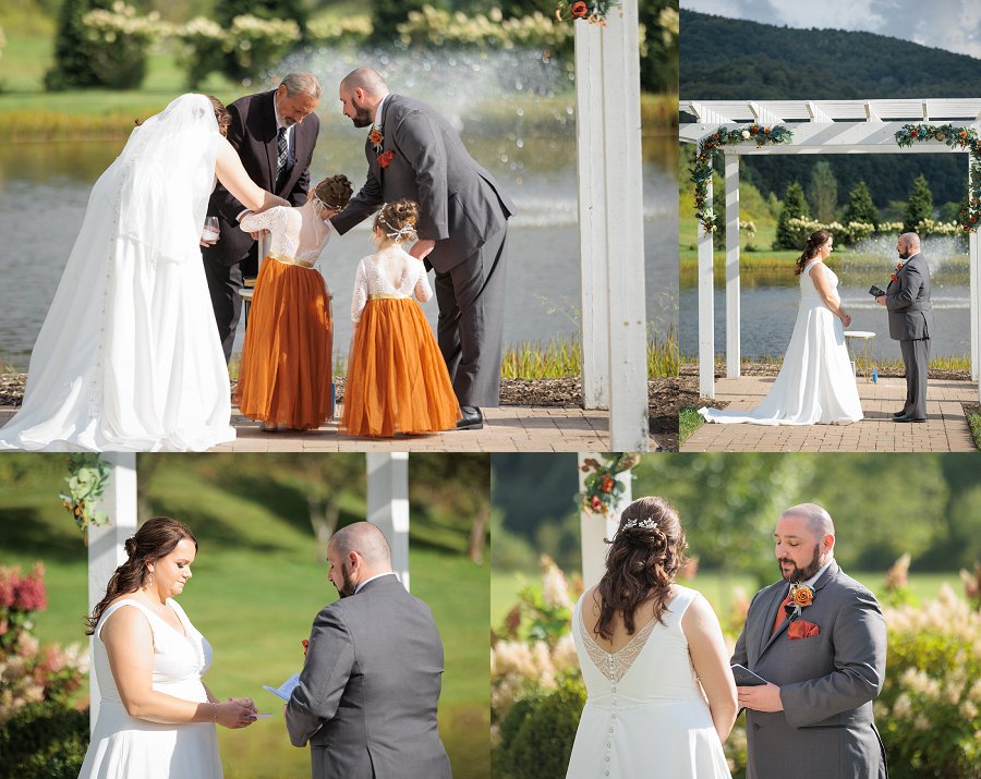 The Barn on New River Wedding