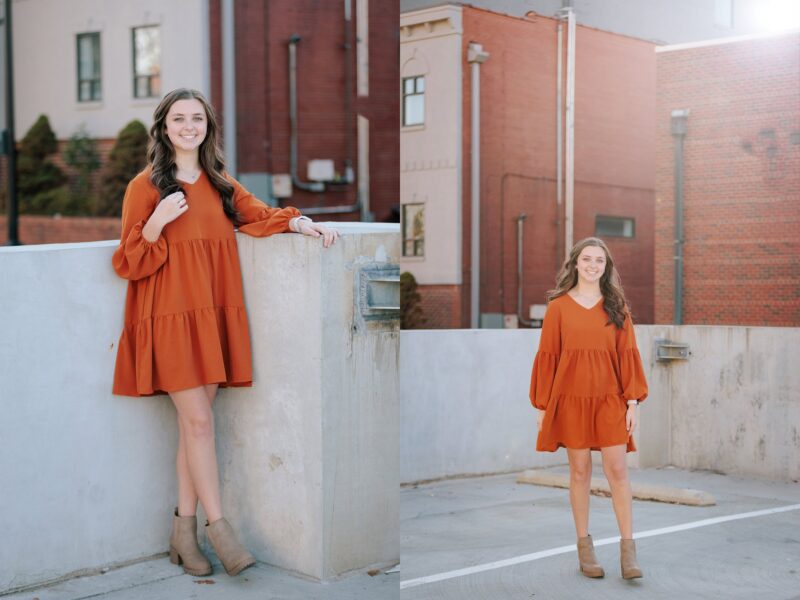 Downtown Hickory Senior Pictures