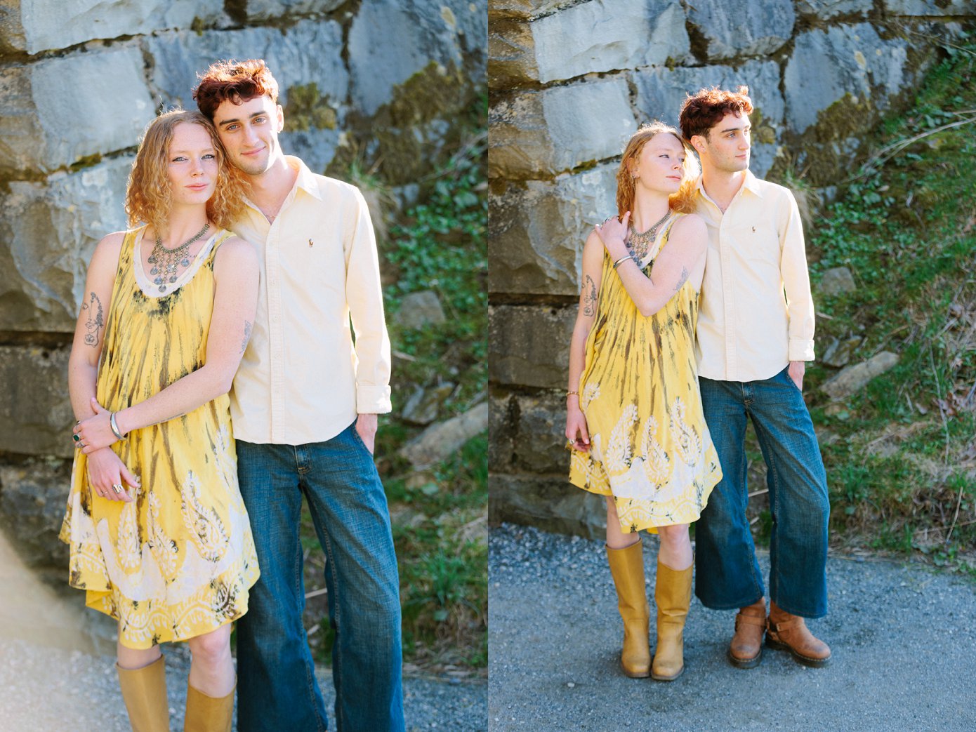 Graduate celebrating senior year at Appalachian State University in Boone NC