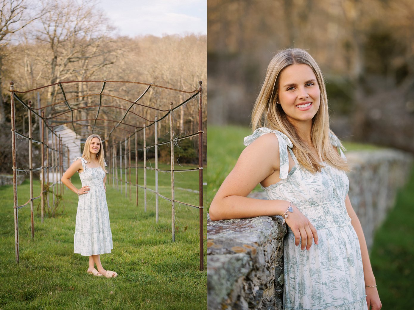 Outdoor senior portraits in the North Carolina mountains