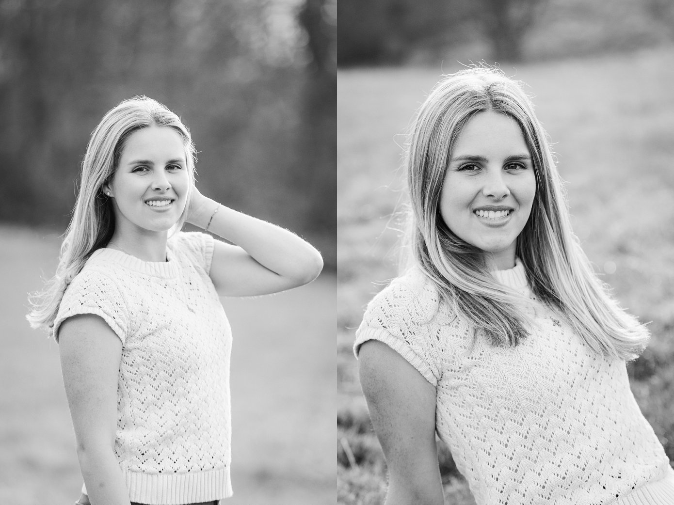 Natural high school senior photos in Boone North Carolina