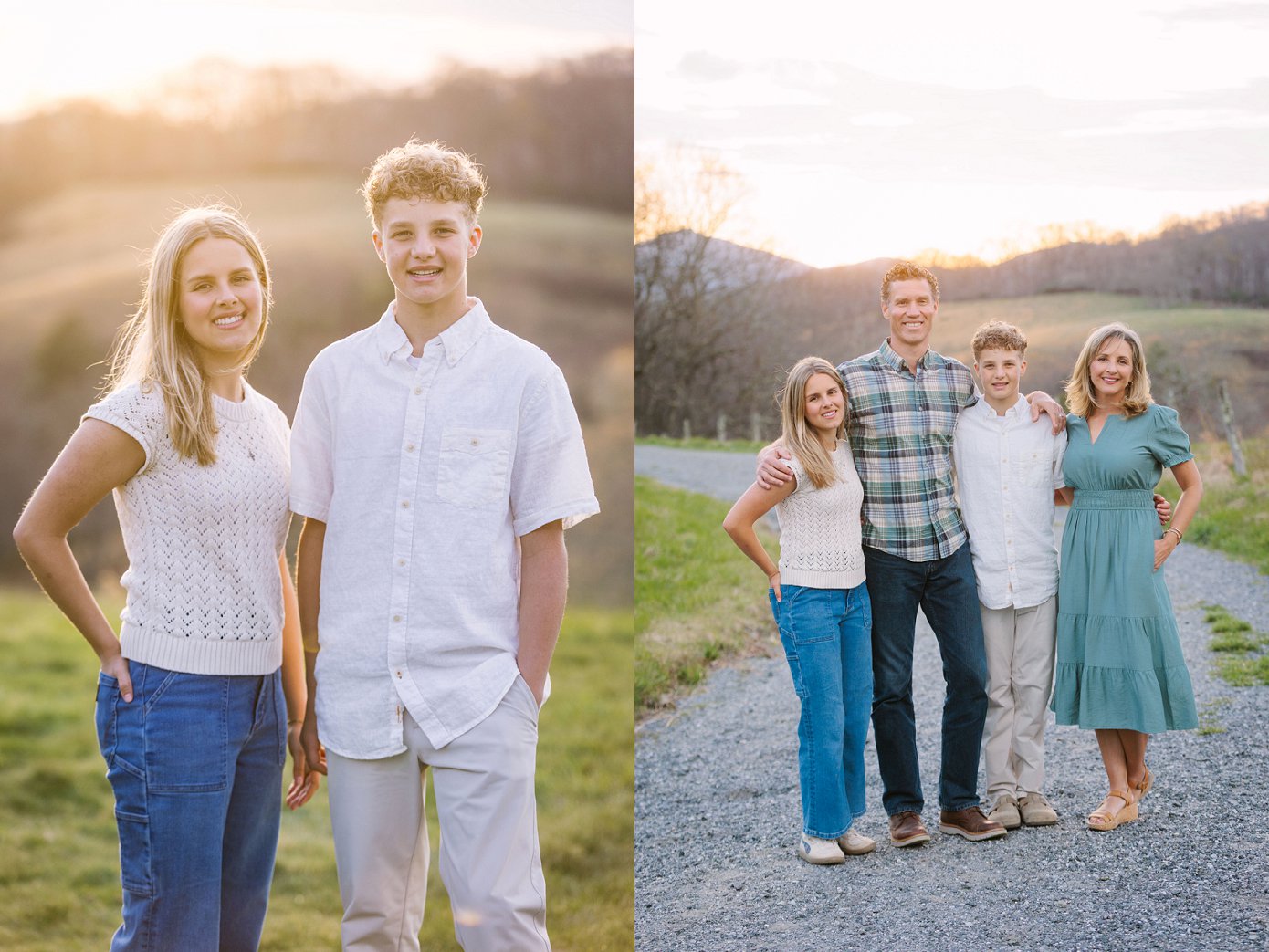 North Carolina mountain senior portraits in Boone